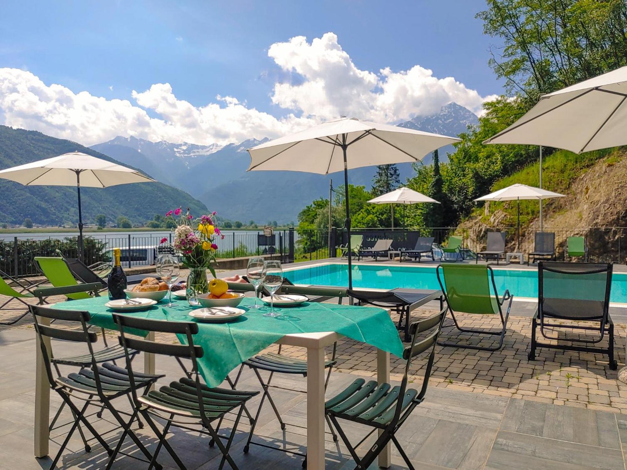 Dascio Emotion Ferienwohnung Mit Terrasse Am See エクステリア 写真